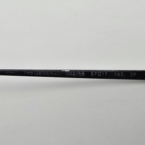 Ray-Ban RB3561 002/58 General Black Frame Polarized G-15 Lens Aviator Sunglasses - Picture 8 of 16